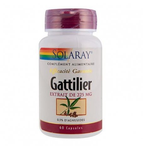Gattilier (Vitex) 225 mg standardisé à 0,5 d'agnosides - 60 capsules