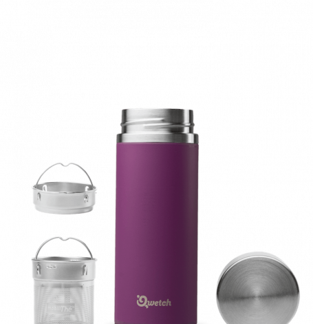 Bouteille isotherme inox Pourpre - 260 ml