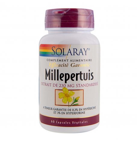 Millepertuis 230 mg standardisé à 0,3 d'hypericine - 60 capsules végétales