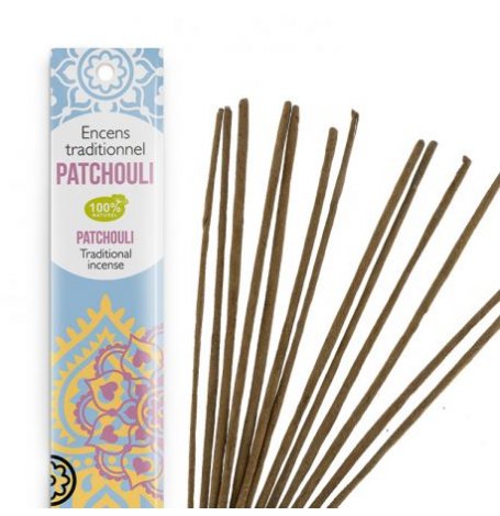 Patchouli Tendre - Encens Indiens Haute tradition 20 bâtonnet