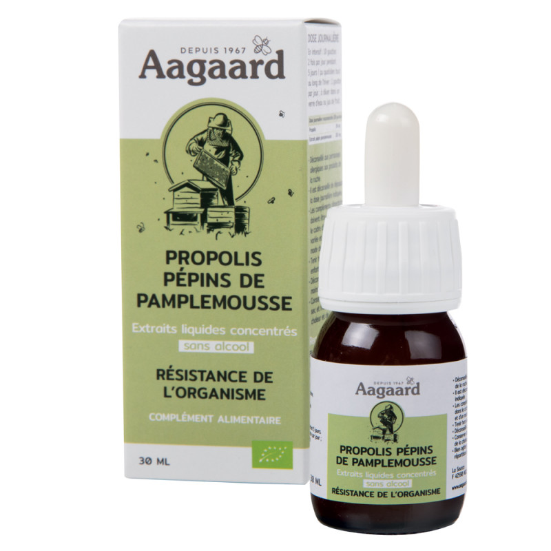 Propolis + pepins de pamplemousse sans alcool - 30 ml