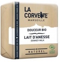 Savon au lait d'anesse natuel Bio - la corvette 100 g