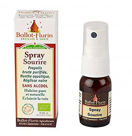Spray Sourire sans alcool Bio - 15 ml