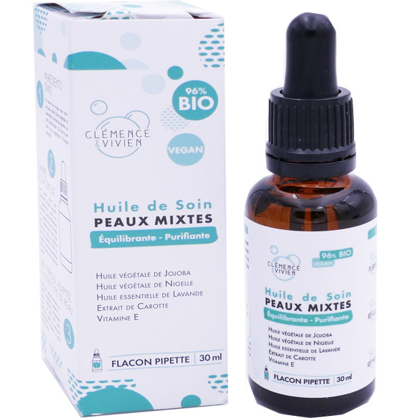 Huile de soin Peaux Mixtes - 30 ml