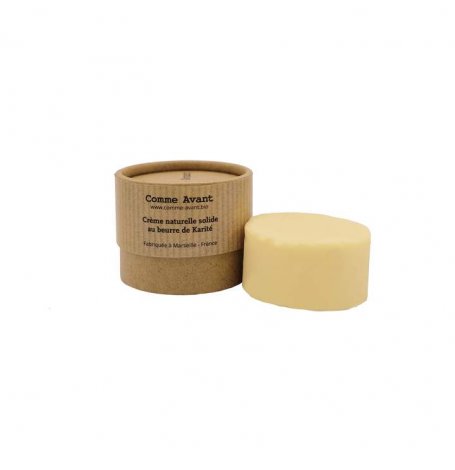 Crème naturelle solide au beurre de Karité Bio - 50g