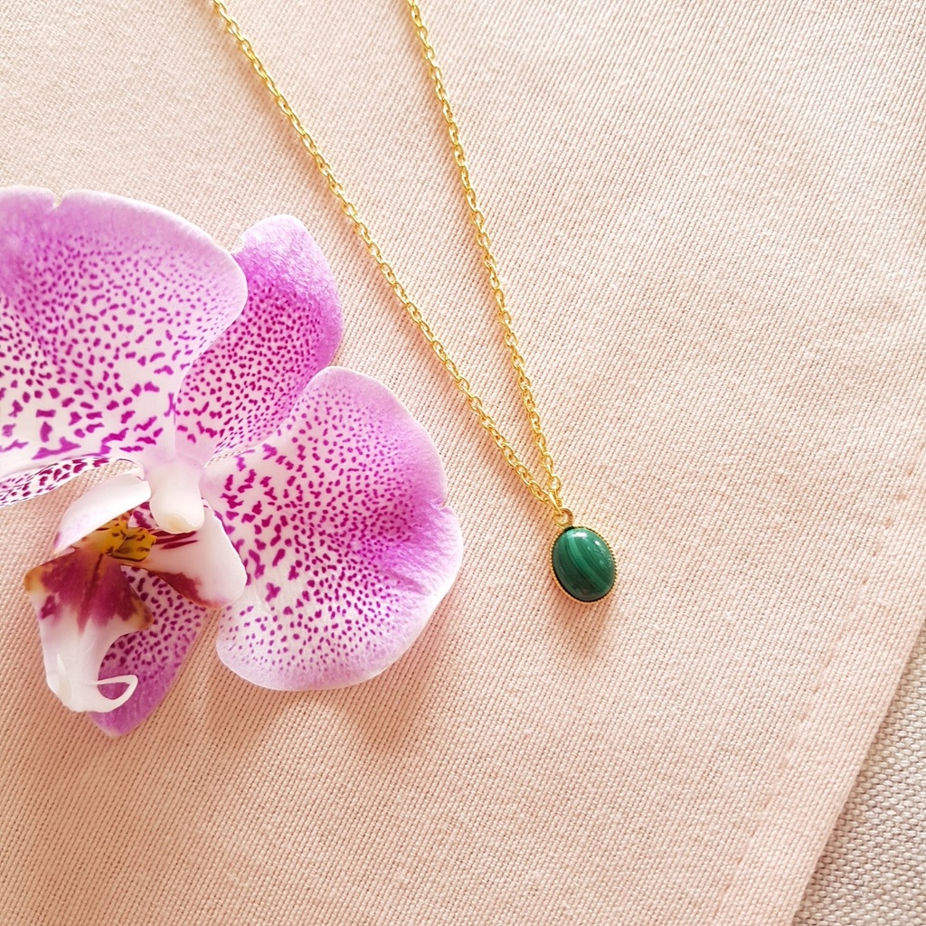 Collier Solange Malachite