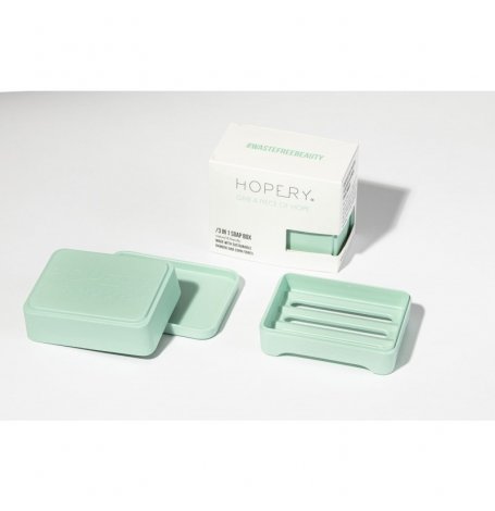 Boite à savon 3 en 1 - couleur menthe