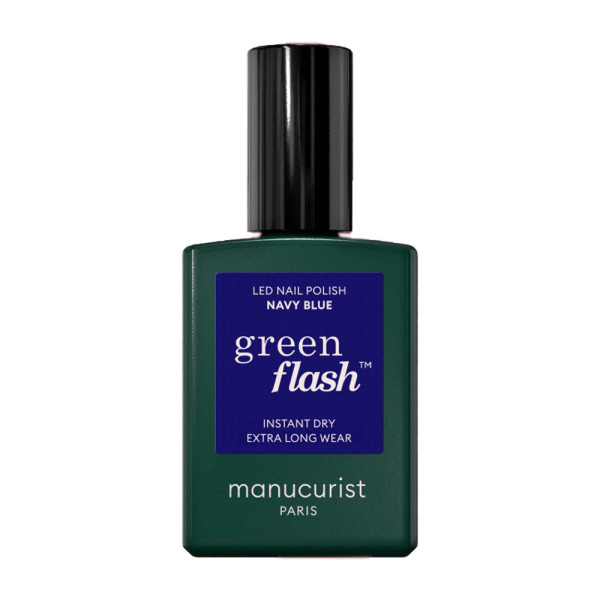 Vernis Navy blue Nail lacquer Green Flash - 15 ml
