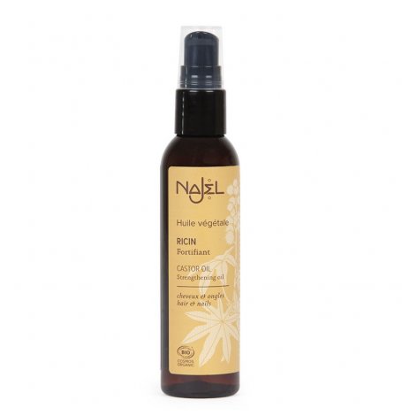 Huile végétale de Ricin Bio - 80 ml pompe
