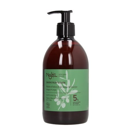 Savon d'Alep liquide 5% Bio - 500ml