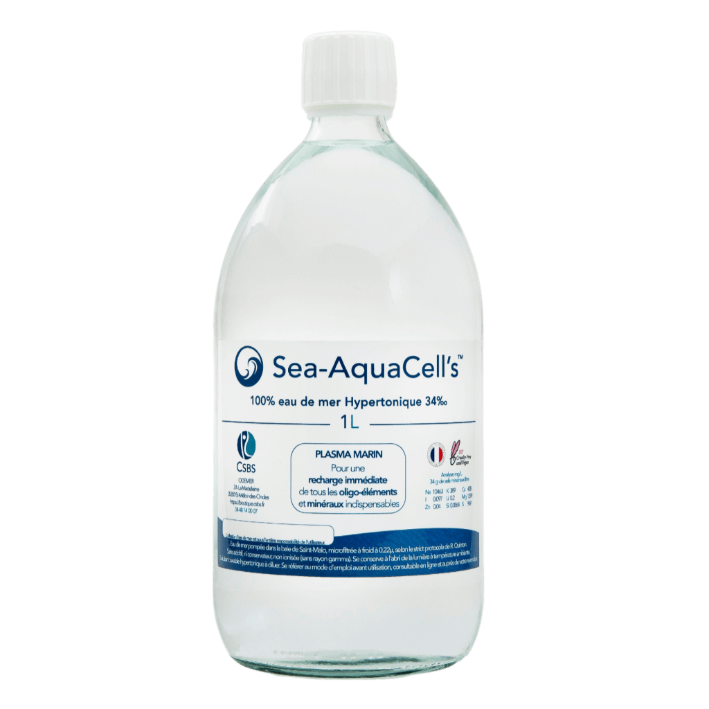 Eau de Mer Hypertonique Sea-AquaCell's - 1L