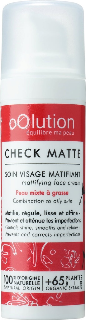 Check Matte - soin visage matifiant - 30 ml