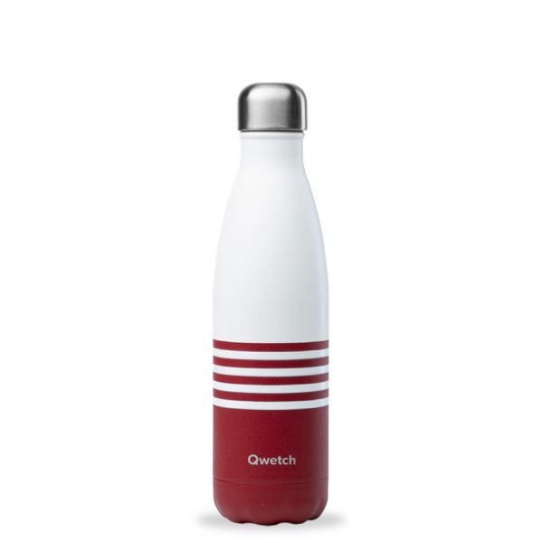 Bouteille isotherme Marinière rouge - 500ml