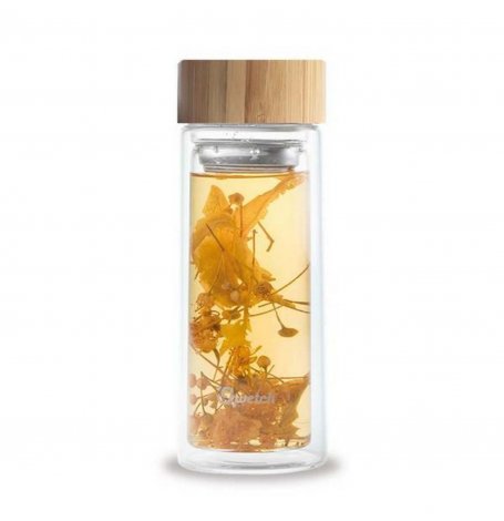 Théiere verre bouchon en bois - 320 ml