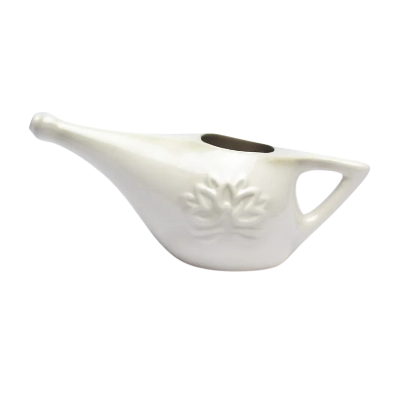 Lota Neti pot en ceramique + 25g Sel de l'Himalaya