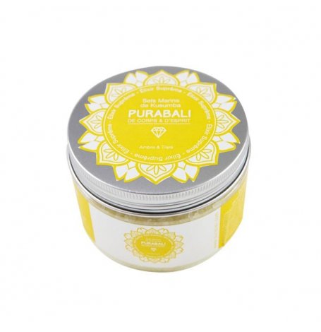 Sels de bain marins de Kusumba parfumés - Ambre & Tiaré - 250 g