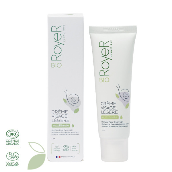 Crème visage légère à la bave d'escargot Bio - 50 ml