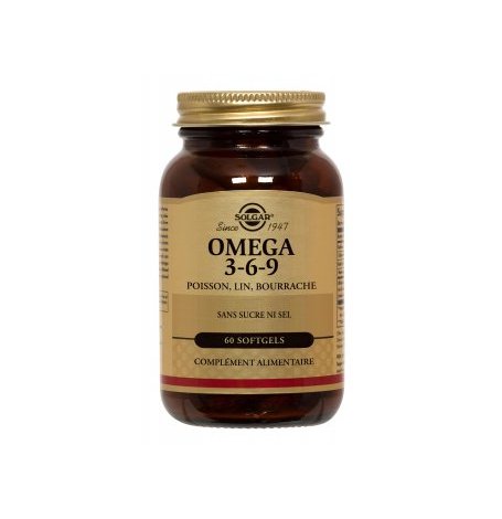 Oméga 3-6-9 - 60 capsules