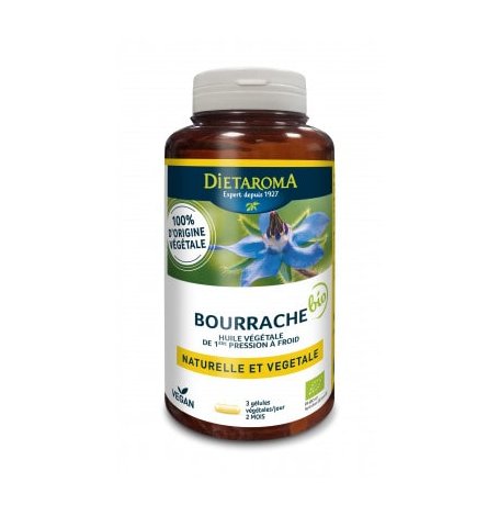 Huile de Bourrache Bio - 180 capsules