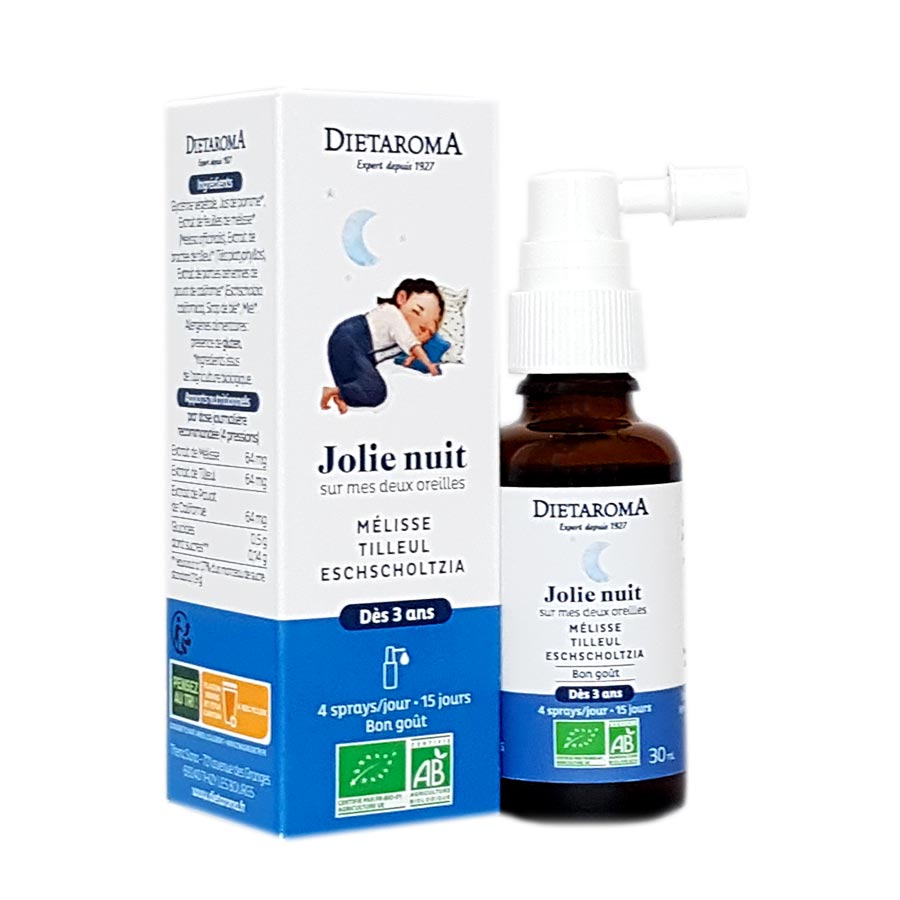 Jolie Nuit Enfants Sommeil Bio - spray 30ml