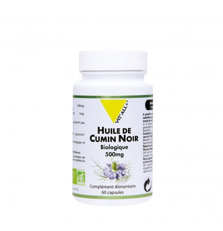 Huile de Cumin Noir (Nigelle) Bio - 60 capsules