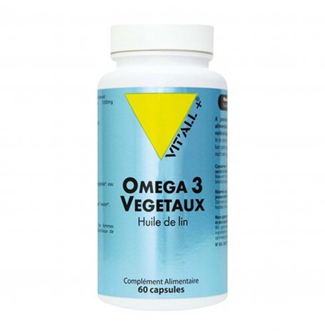Omega 3 vegetaux huile de lin - 60 capsules