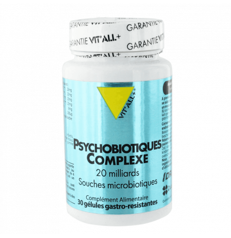 Psychobiotiques 20 Milliards souches - 30 gelules gastro-résistantes