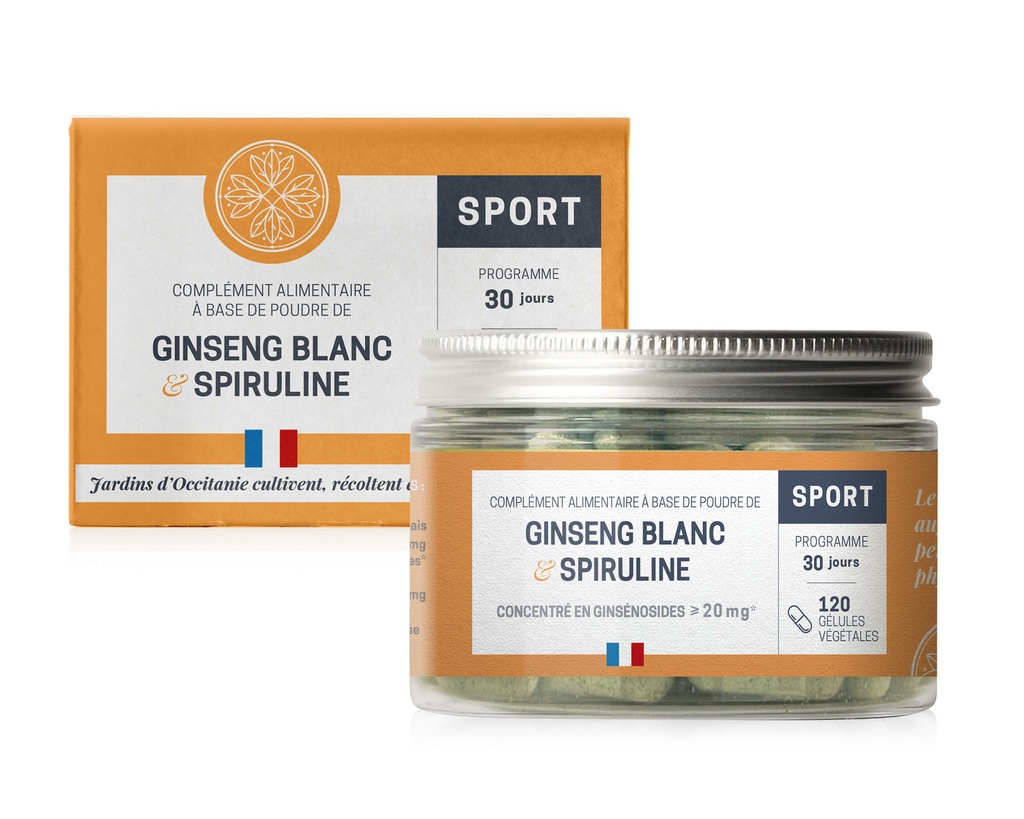 G'Tonic Ginseng & Spiruline - 120 gélules