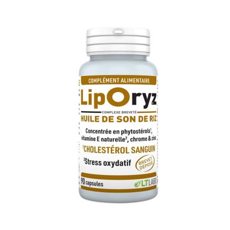 Liporyz huile de son de riz - 90 capsules