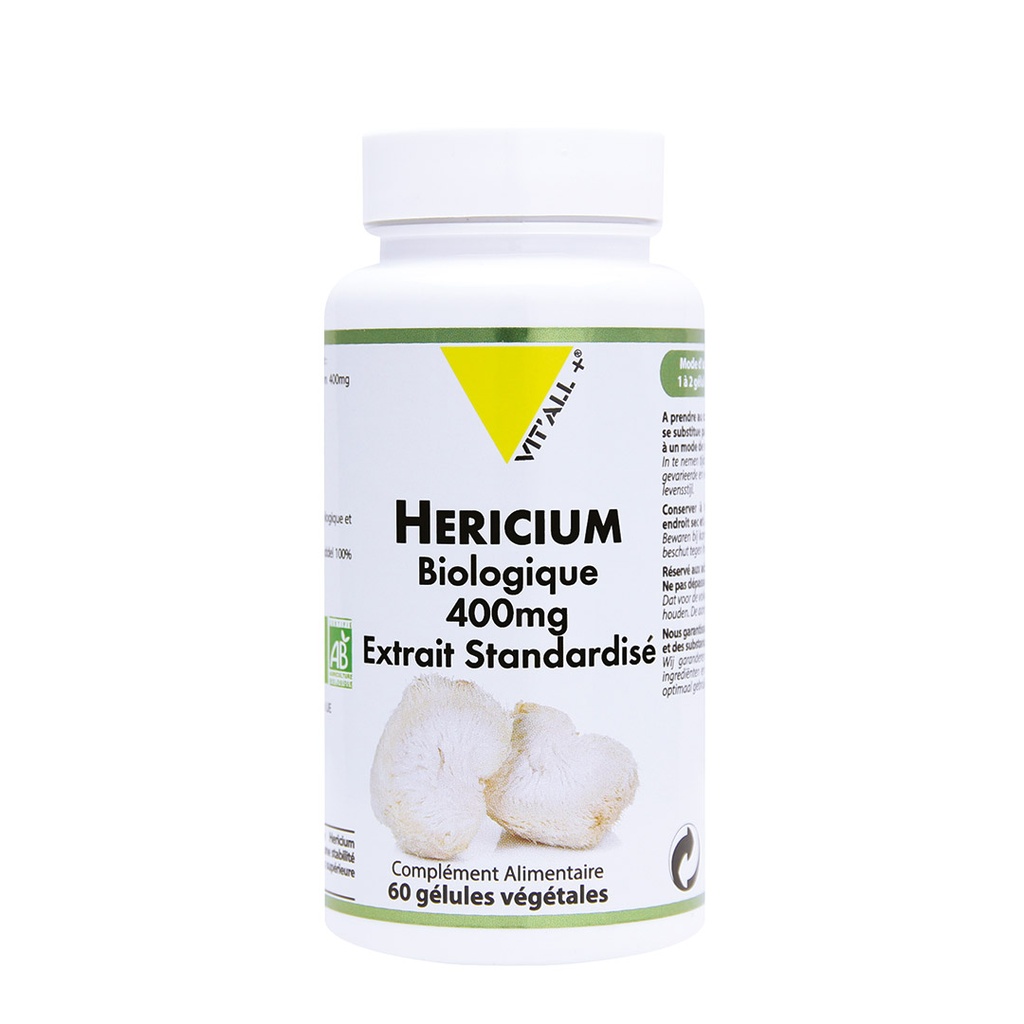 Hericium Bio 400mg - 60 gelules