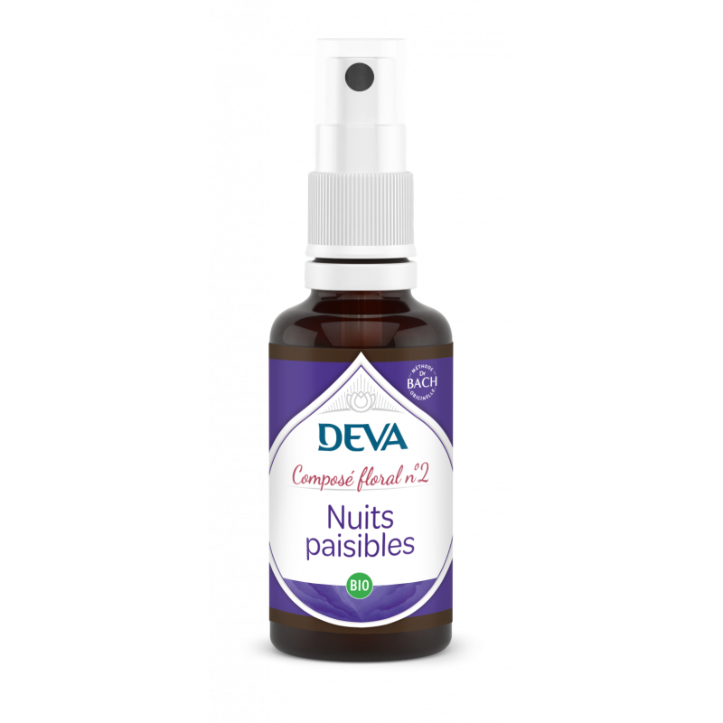DEVA 02 - Nuits paisibles - Composé Floral - 30ml