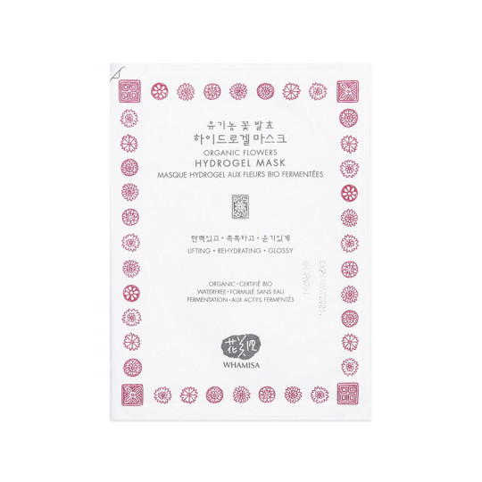 Masque Hydrogel aux Fleurs Bio Fermentées - 33 GR - WHAMISA