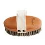 Brosse de massage corps, crin de cheval et fibres agave - 13,5 cm