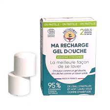 Gel douche bio en pastilles à diluer - Verveine Citronnée