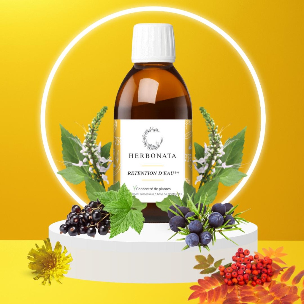 Concentré Rétention d'eau Bio - 200 ml