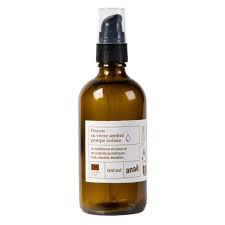 Flacon pompe crème en verre ambré - 100 ml