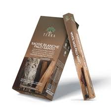 Encens en bâtons Palo Santo Sauge Blanche - 20 bâtons