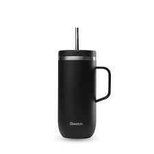 Cold Cup Isotherme Inox avec anse Matt Noir - 600 ml