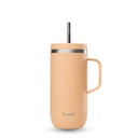 Cold Cup Isotherme Inox avec anse Matt Abricot - 600 ml