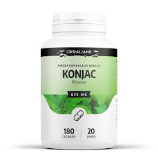 Konjac 625 mg - 180 gélules