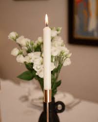 Bougies droites - Blanc