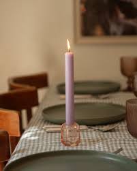 Bougies droites - Lilas