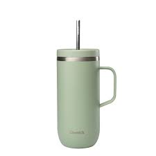 Cold Cup Isotherme Inox avec anse Matt Vert Tilleul - 600 ml