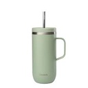 Cold Cup Isotherme Inox avec anse Matt Vert Tilleul - 600 ml