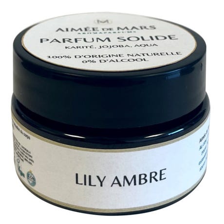 Parfum solide Lily Ambre Bio - 15g