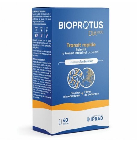 Bioprotus Transit rapide DIA 4000 - 40 gélules