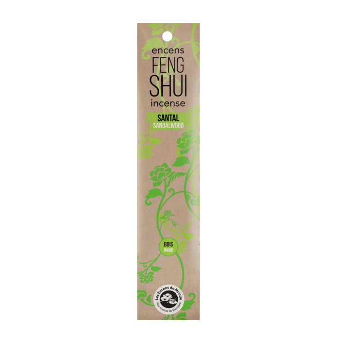 Bois, Santal - Encens Feng Shui 20 bâtonnets