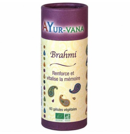 Brahmi Bio (Bacopa monnieri) - flacon de 60 gelules végétales