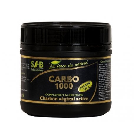 Carbo 1000 Charbon végétal activé poudre - pot 150 g