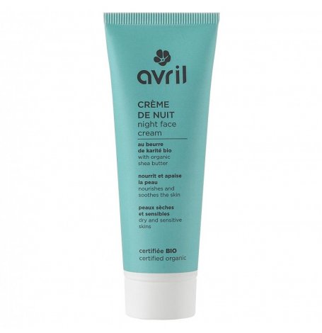 Crème de nuit peaux sèches et sensibles Bio - 50 ml